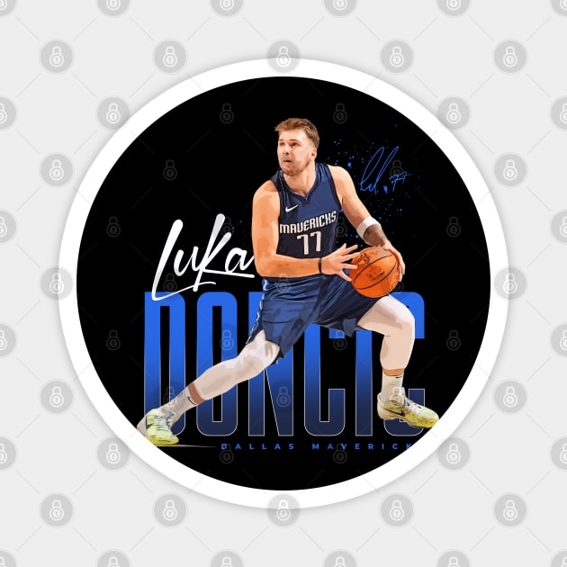 Luka Doncic Stepback Magnet by Juantamad